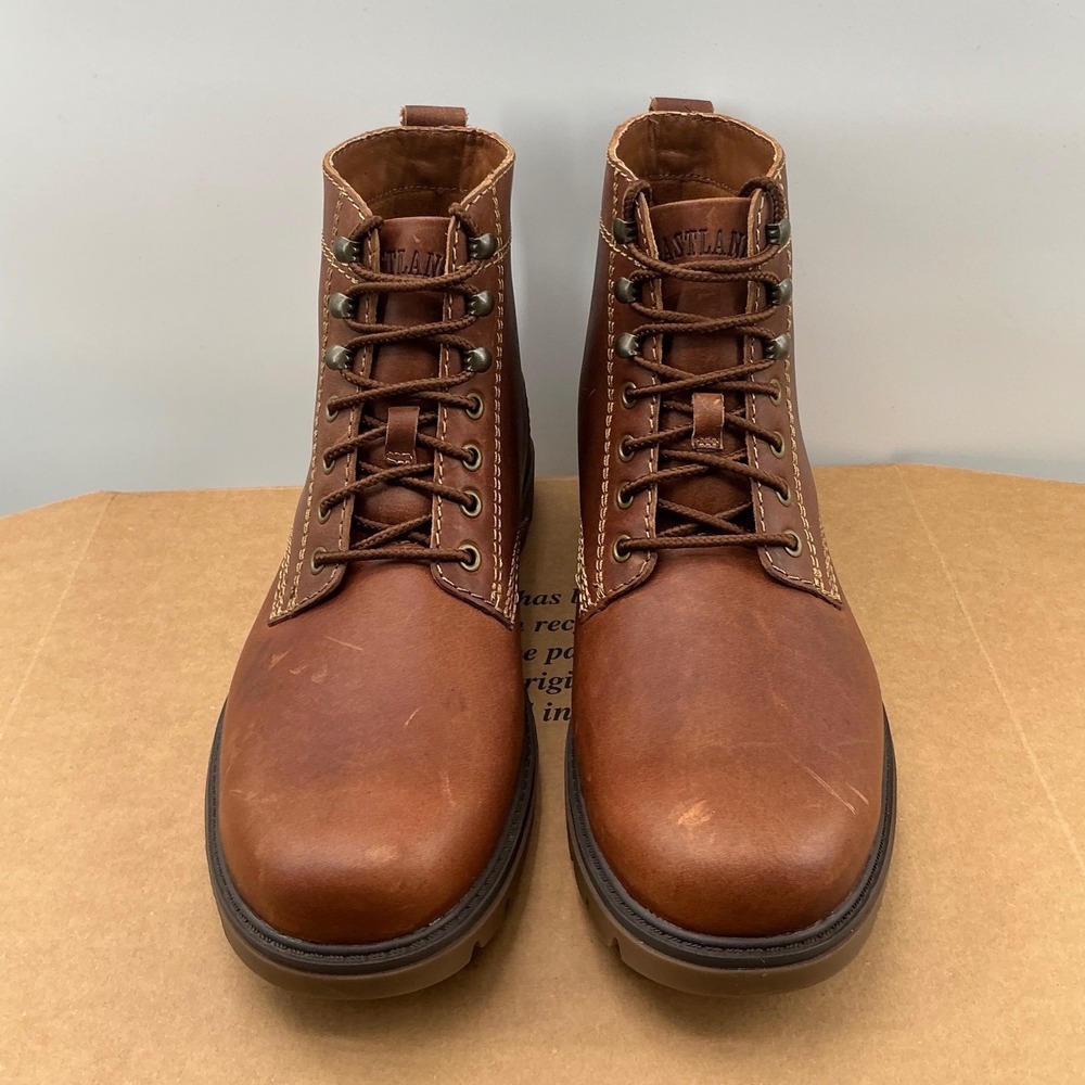 Eastland Baxter Mens Brown Leather Lace Up Ankle Boots 7570-27 Size 10.5 D
